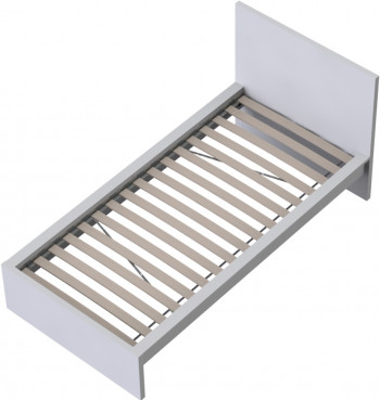 Кровать  VÅRMA SÄNG белая 90x200